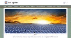 Desktop Screenshot of idealengenharia.com.br