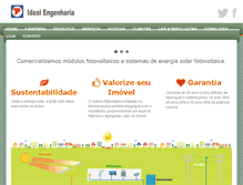Tablet Screenshot of idealengenharia.com.br